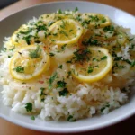 Greek Lemon Rice – Bright, Zesty & Perfectly Fluffy!