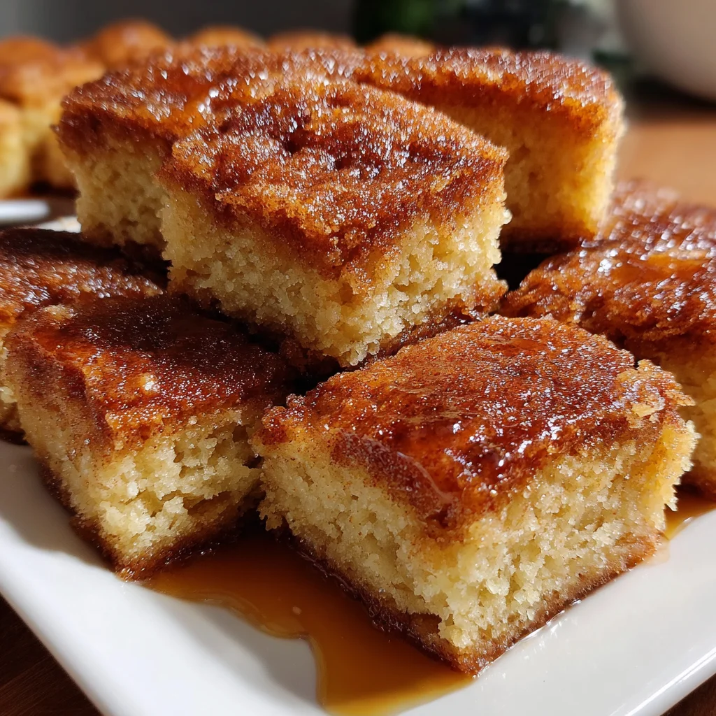 Soft Cinnamon Sugar Blondies – Buttery, Chewy & Sweetly Spiced Perfection!