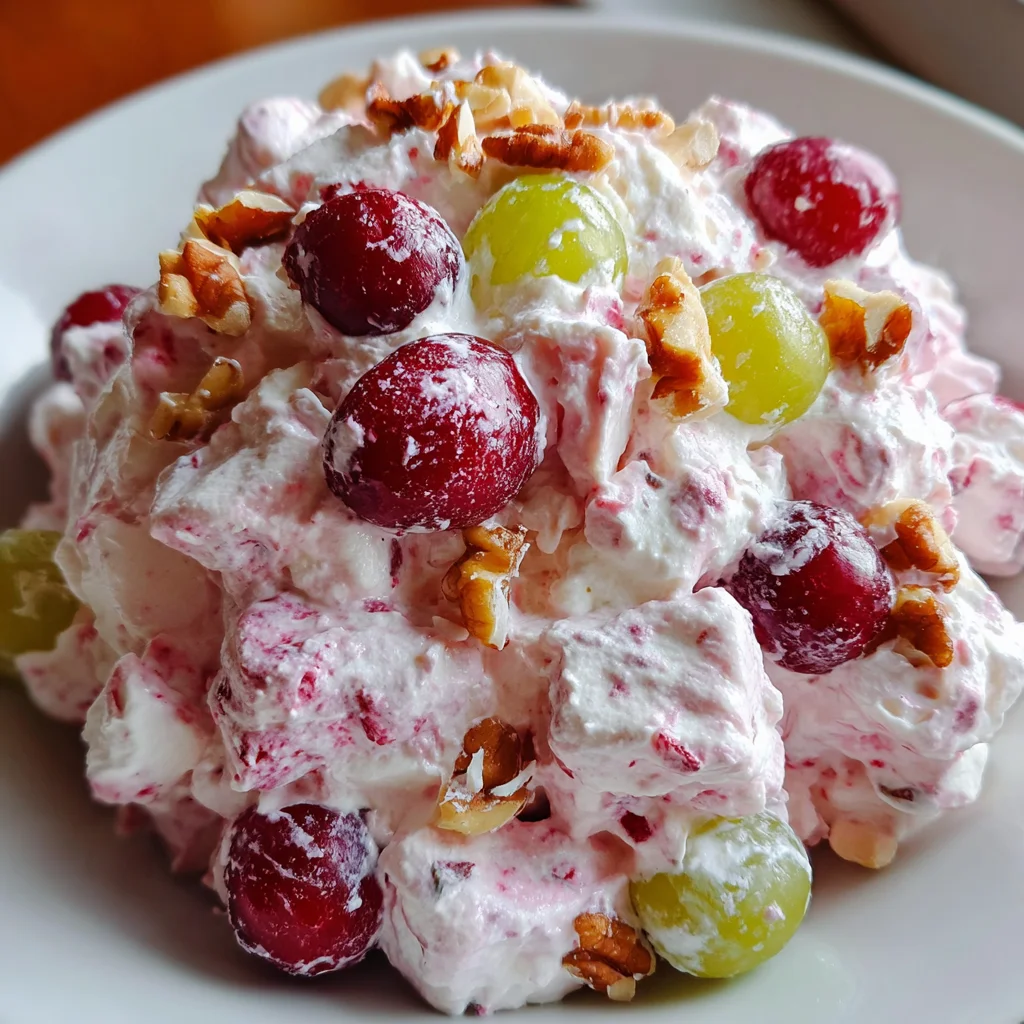 Cranberry Fluff Dessert – Creamy, Fluffy & Perfectly Festive!