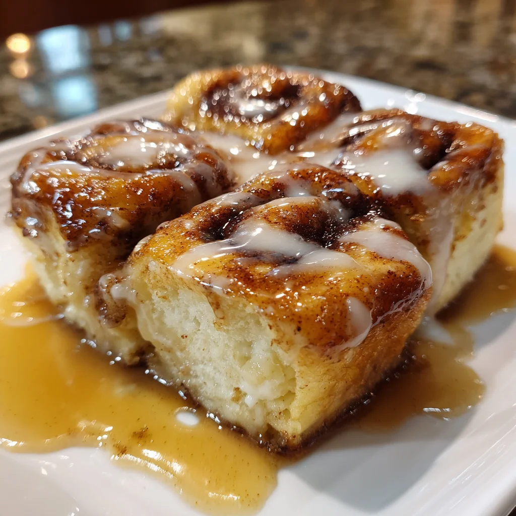 Cinnamon Roll French Toast Casserole – Sweet, Gooey & Weekend-Ready!