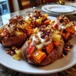 Apple Spiced Stuffed Sweet Potatoes – Cozy, Sweet & Perfectly Spiced!