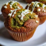 Matcha White Chocolate Pumpkin Muffins – Cozy, Vibrant & Uniquely Delicious!