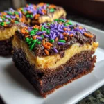 Halloween Cheesecake Brownies – Spooky, Fudgy & Frightfully Delicious!