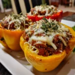 Pumpkin and Sausage Stuffed Peppers – Savory, Cozy & Full of Fall Flavor!