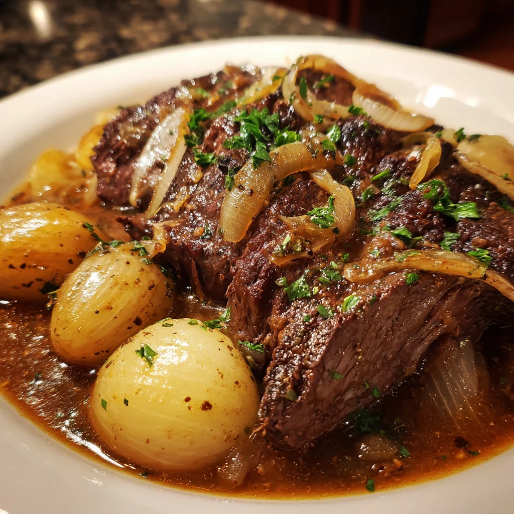 Fork-Tender Juicy Beef That Cooks Itself – Melt-in-Your-Mouth & Effortlessly Delicious!