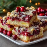 Cranberry Lemon Bars – Tangy, Sweet & Brightly Beautiful!