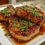 Slow Cooker Honey Garlic Pork Chops – Tender, Sweet & Savory Perfection!