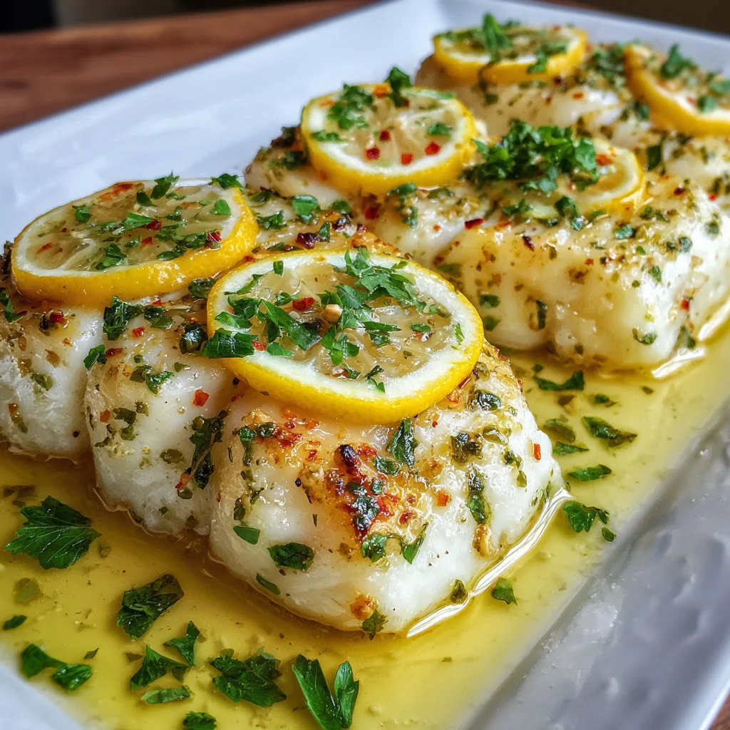 Healthy Lemon Butter Baked Cod – Light, Flaky & Full of Fresh Flavor!