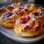 Sugar Raspberry Danish Bun – Fluffy, Fruity & Bakery-Perfect!