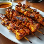 Bang Bang Chicken Skewers – Spicy, Creamy & Grilled to Perfection!