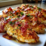 Bacon Garlic Parmesan Chicken – Crispy, Creamy & Packed with Flavor!