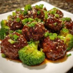 Sticky Mongolian Meatballs and Broccoli – Sweet, Savory & Totally Addictive!