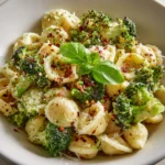 Smashed Broccoli Pasta – Fresh, Garlicky & Comfortingly Creamy!