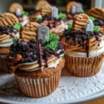 Halloween Graveyard Cupcakes – Creepy, Chocolatey & Party-Perfect!