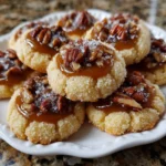 Pecan Caramel Thumbprint Cookies – Buttery, Nutty & Irresistibly Gooey!