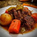 Crockpot Mississippi Pot Roast – Tender, Savory & Bursting with Bold Flavor!