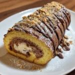 Nutella Swiss Roll – Soft, Chocolatey & Filled with Dreamy Hazelnut Bliss!