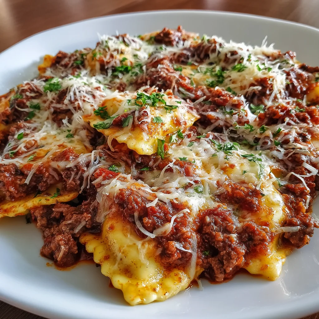 Crockpot Ravioli Lasagna – Cheesy, Hearty & Amazingly Easy!