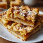 Homemade Apple Bars – Flaky, Buttery & Filled with Cozy Fall Flavor!