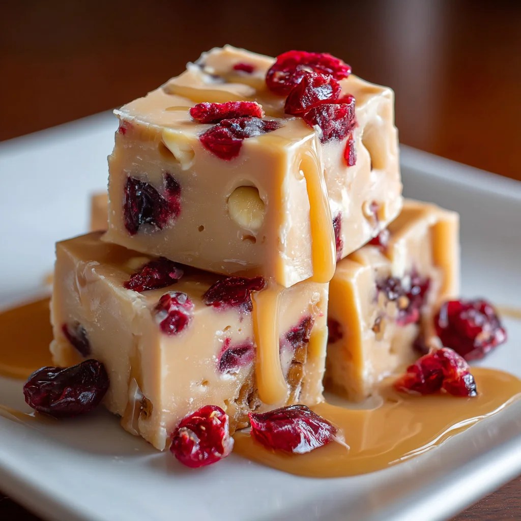 Cranberry Maple Fudge – Creamy, Sweet & Perfectly Festive!