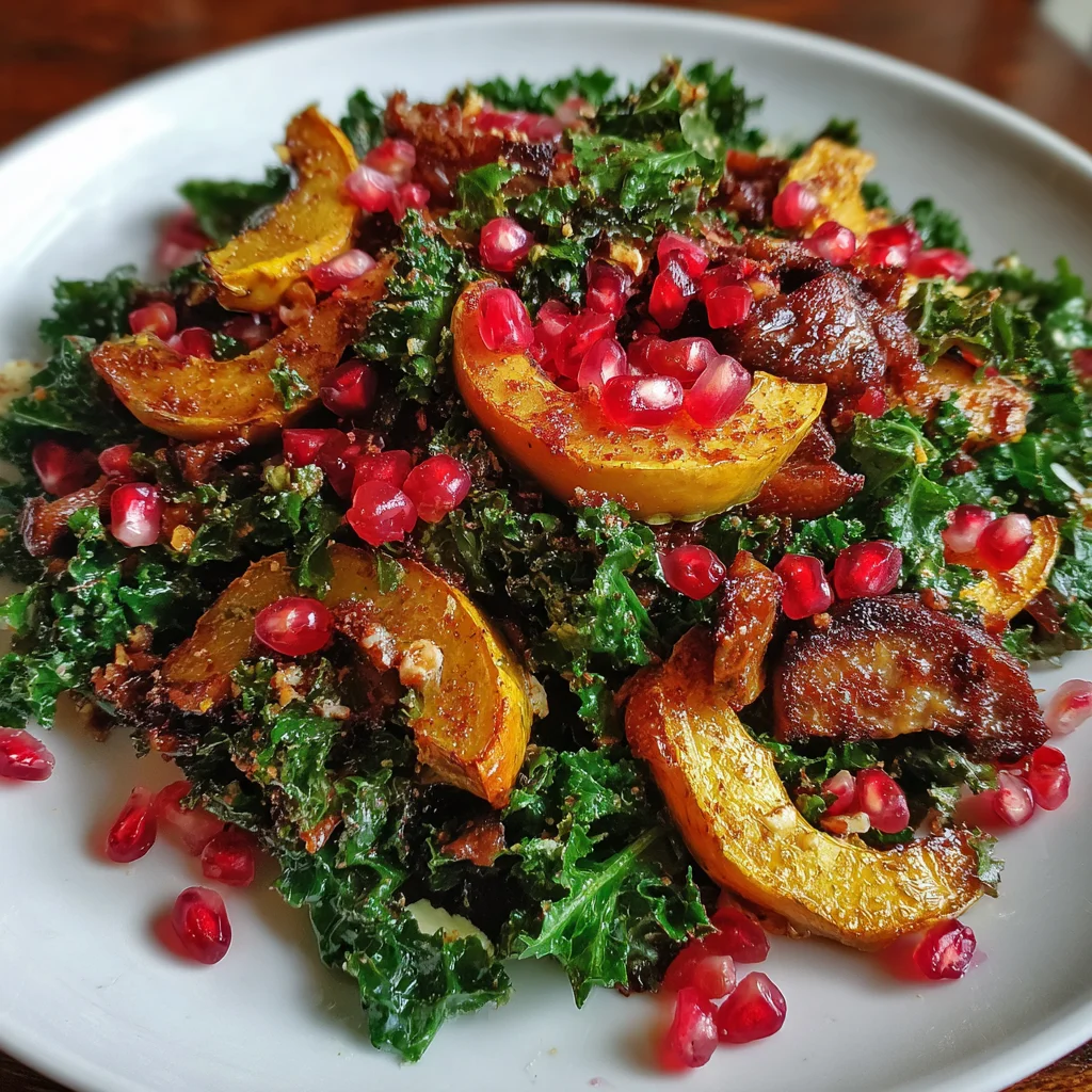 Autumn Harvest Salad with Pomegranates – Fresh, Colorful & Bursting with Fall Goodness!
