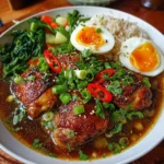 Caramelised Soy Chicken Garlic Broth – Savory, Sweet & Comfort in a Bowl!