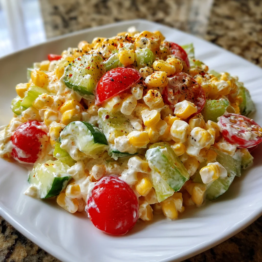 Shoepeg Corn Salad – Fresh, Crunchy & Bursting with Flavor!