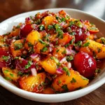 Delicious Peach Cherry Salsa – Fresh, Sweet & Zingy Perfection!