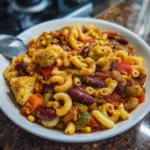 Veggie Chili Mac Cornbread – Hearty, Cheesy & Comfort Food Perfection!