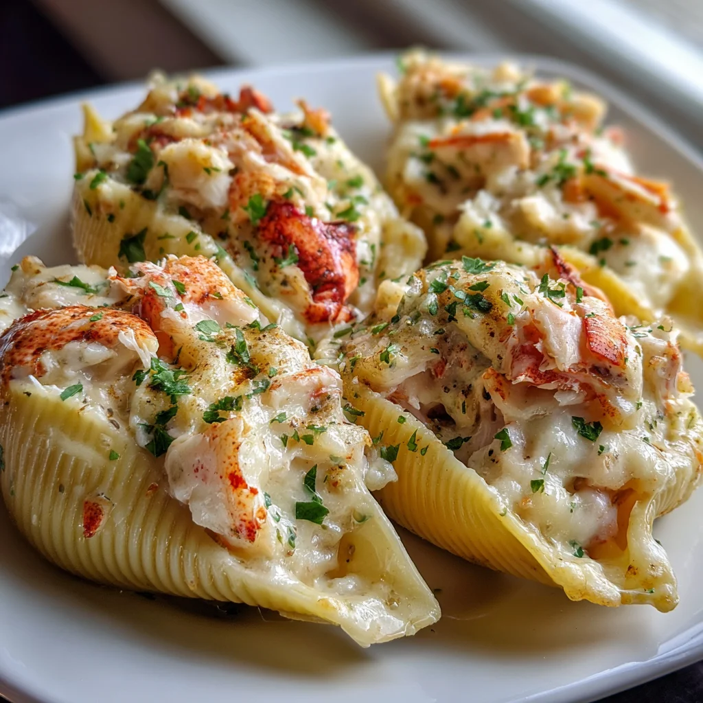 Creamy Seafood Stuffed Shells – Rich, Cheesy & Ocean-Inspired Perfection!