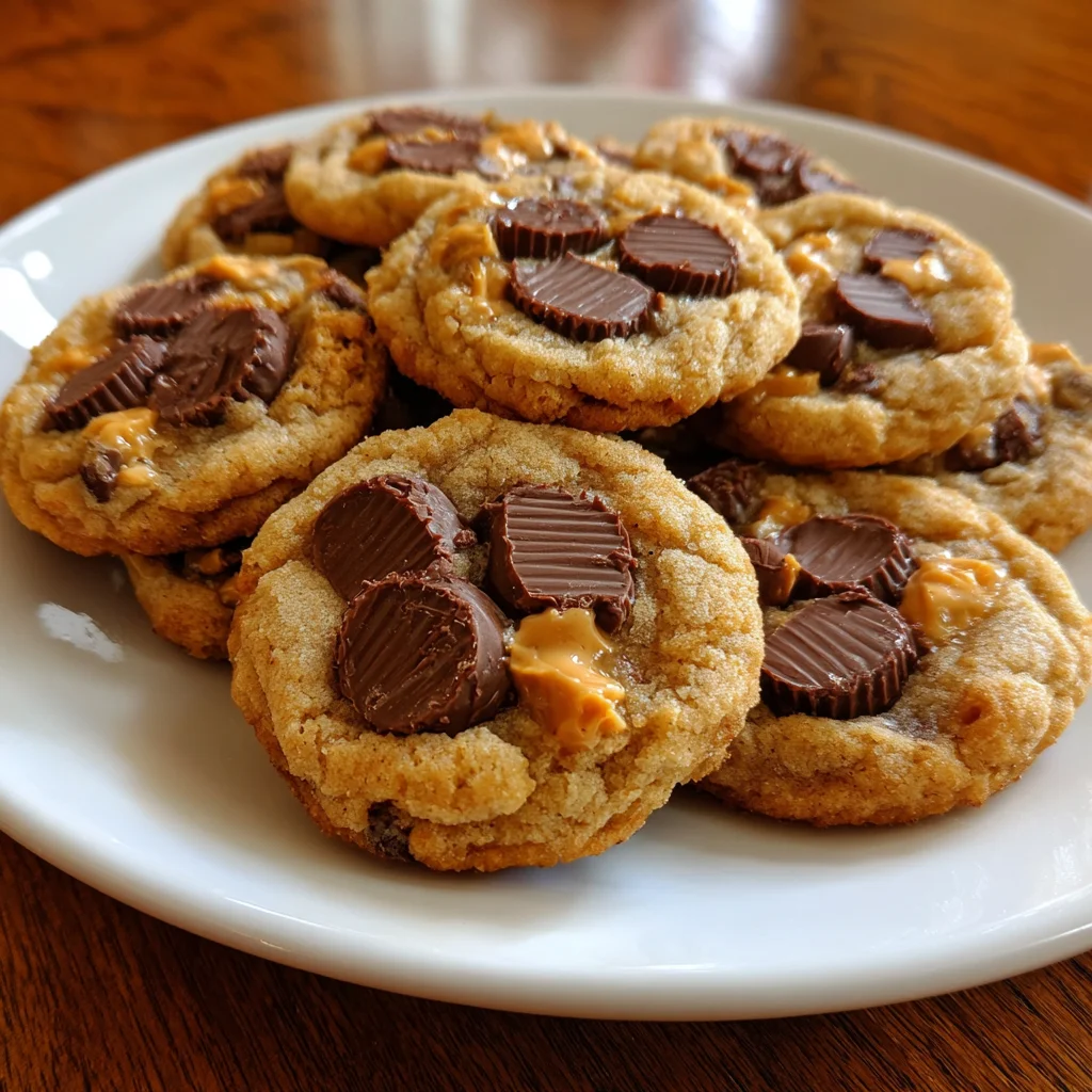 Peanut Butter Cup Cookies – Gooey, Chocolatey & Totally Addictive!