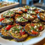 Mediterranean Roasted Eggplant – Savory, Smoky & Bursting with Flavor!