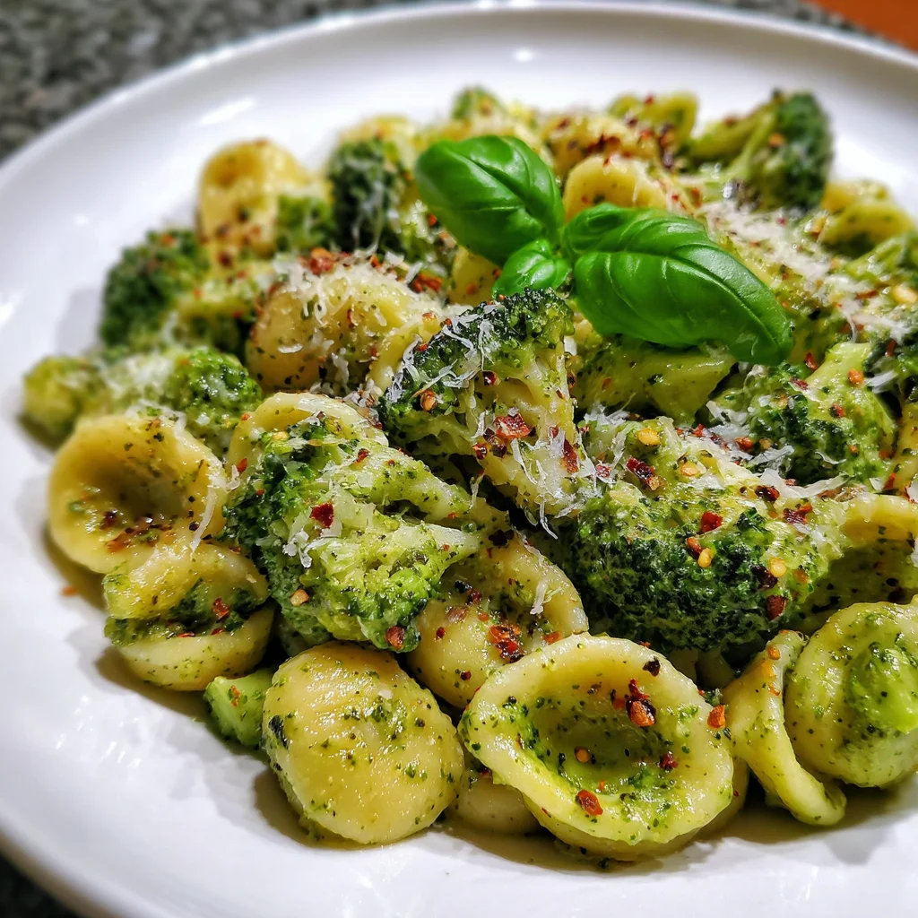Smashed Broccoli Pasta – Fresh, Garlicky & Comfortingly Creamy!