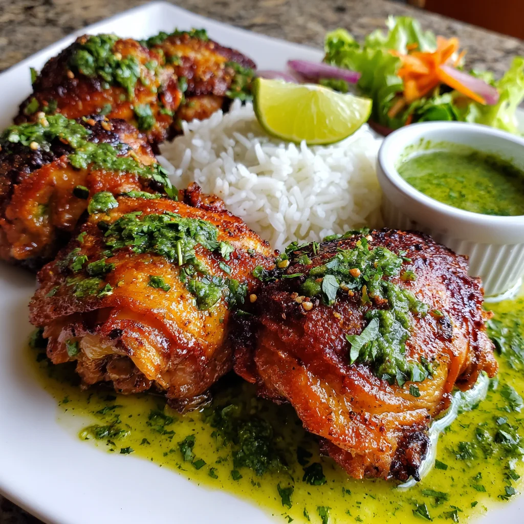 Easy Peruvian Chicken with Green Sauce – Zesty, Juicy & Bursting with Bold Flavor!