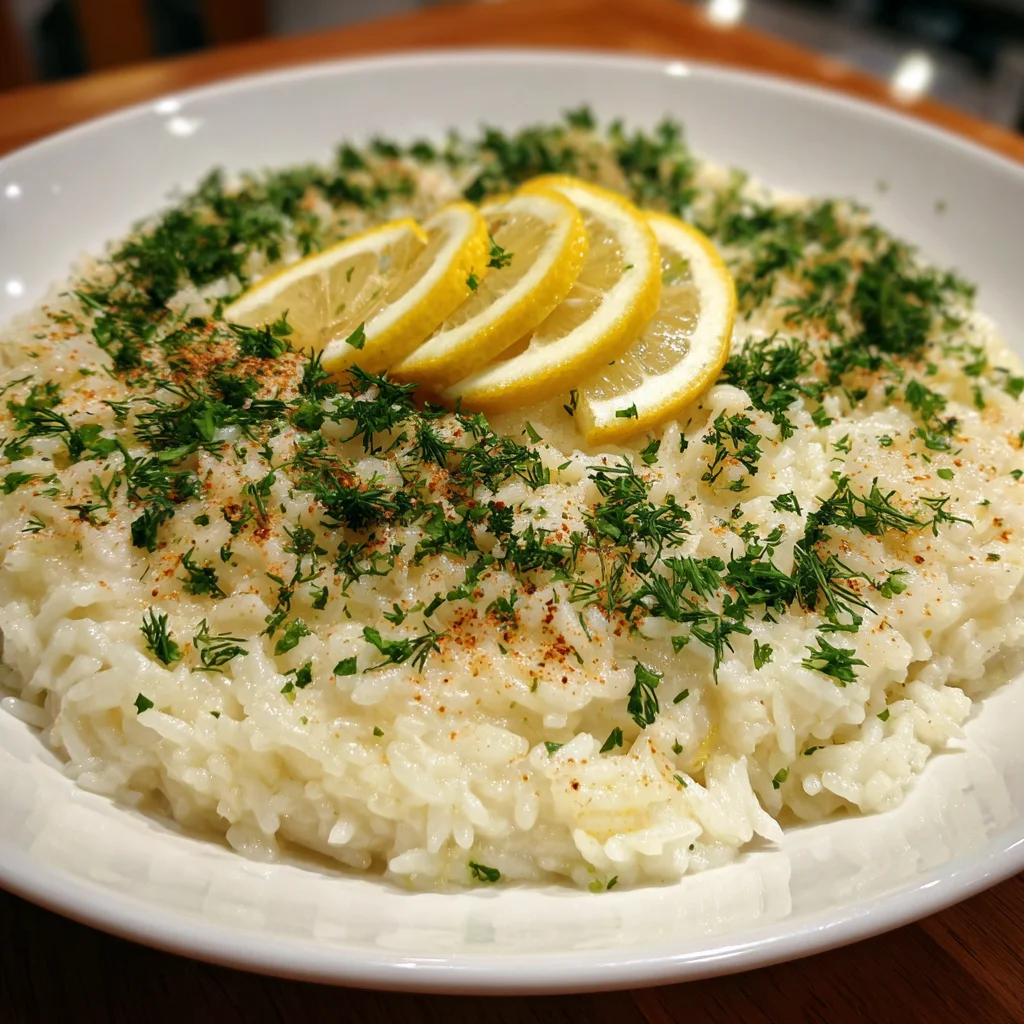 Greek Lemon Rice – Bright, Zesty & Perfectly Fluffy!
