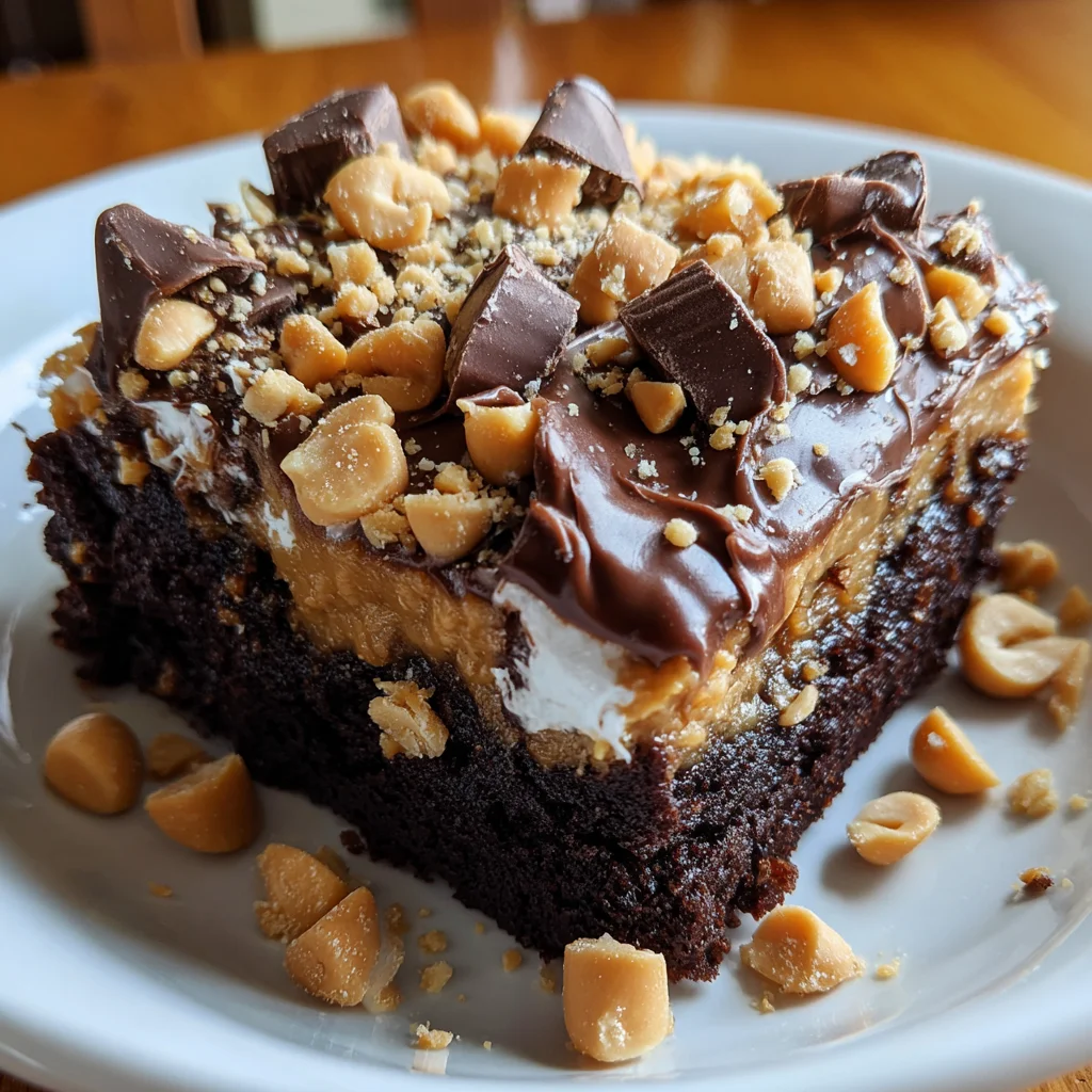Decadent Chocolate Peanut Butter Dump Cake – Rich, Gooey & Unbelievably Easy!