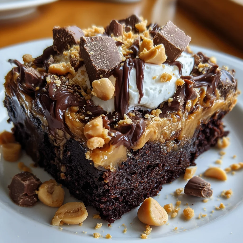 Decadent Chocolate Peanut Butter Dump Cake – Rich, Gooey & Unbelievably Easy!