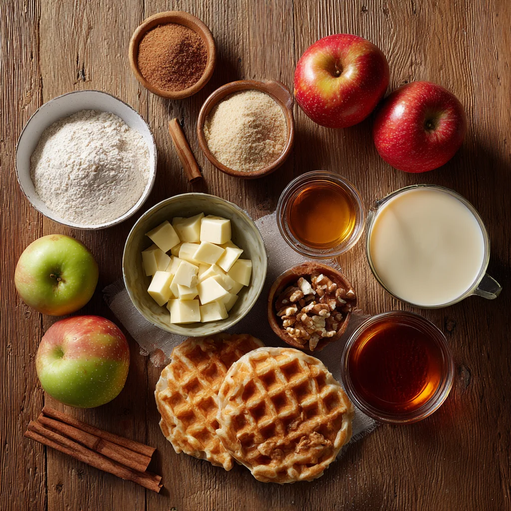 Caramel Apple Fritter Waffle Donuts – Crispy, Spiced & Irresistibly Easy!