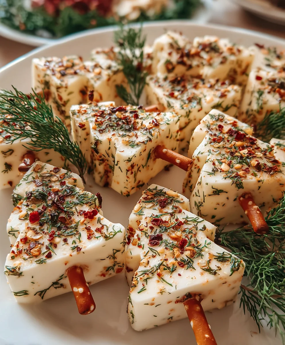Christmas Tree Cheese Bites – Cheesy, Festive & Perfect for Holiday Parties!