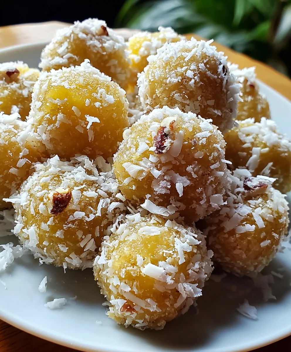 Pineapple Christmas Balls – Sweet, Creamy & Tropically Festive!