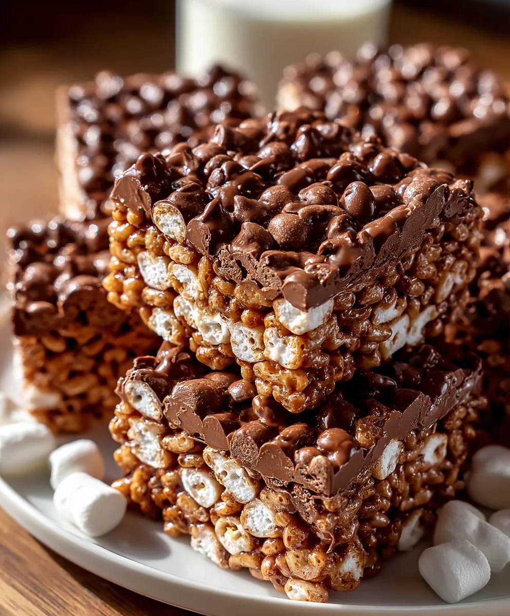 Chocolate Rice Krispie Treats – Chewy, Chocolaty & Simply Irresistible!