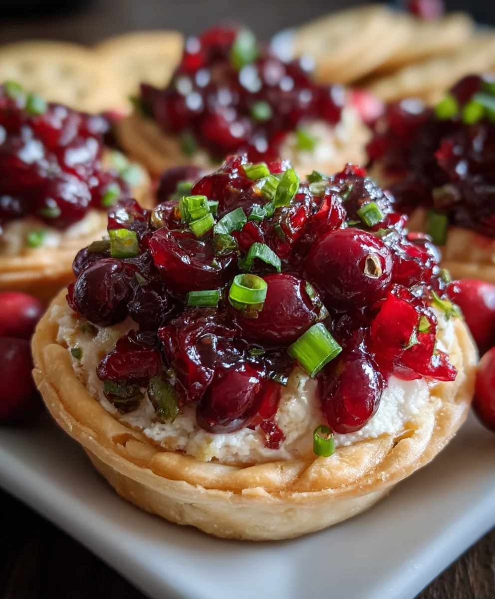 Cranberry Jalapeño Dip Tarts – Sweet, Spicy & Perfectly Festive!