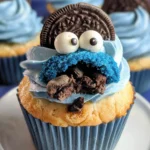Cookie Monster Oreo Cupcakes – Fun, Blue & Loaded with Cookie Goodness!