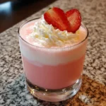 Strawberry Shortcake Cream Cocktail – Sweet, Creamy & Dessert-in-a-Glass Delicious!