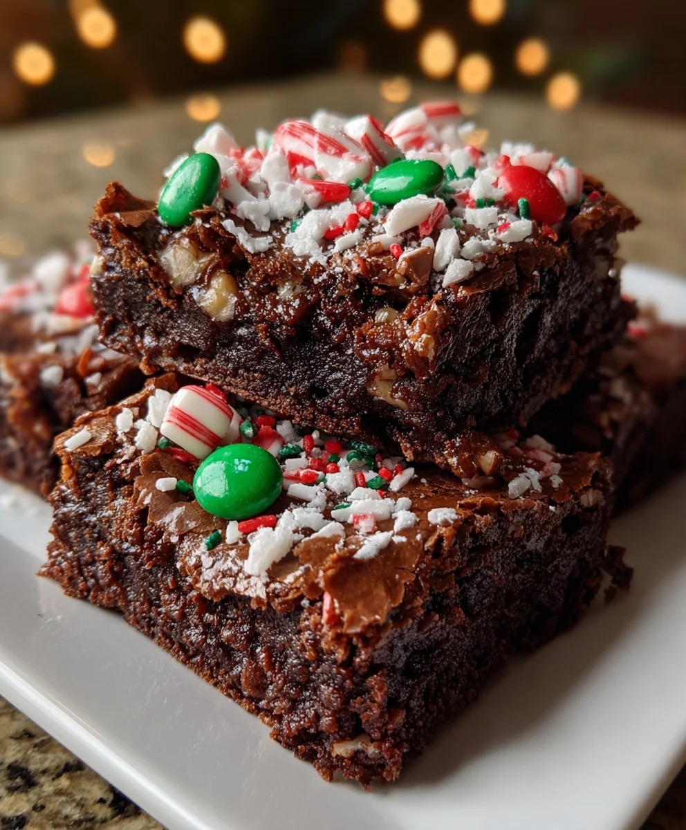 Christmas Brownies – Fudgy, Festive & Holiday-Perfect!
