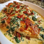Creamy Tuscan Chicken – Rich, Velvety & Bursting with Mediterranean Flavor!