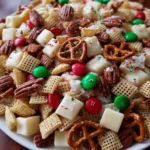 Christmas Chex Mix – Sweet, Crunchy & Festively Addictive!