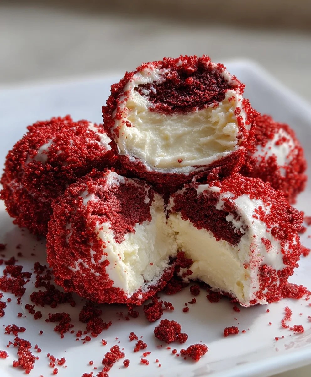 Red Velvet Cheesecake Truffle Bombs – Luscious, Velvety & Irresistibly Decadent!
