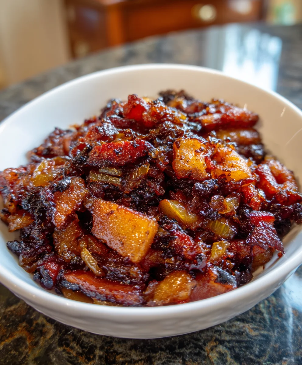 Apple Whiskey Bacon Jam – Sweet, Smoky & Out-of-This-World Savory!