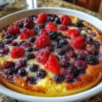High Protein Triple Berry Bake – Warm, Juicy & Packed with Power!